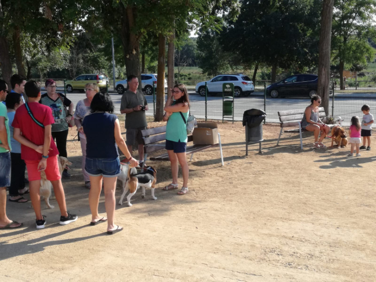 Obertura de l'espai d'esbarjo per a gossos