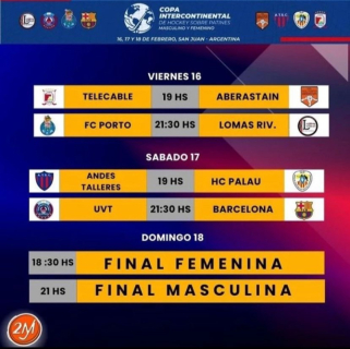 Calendari Copa Intercontinental