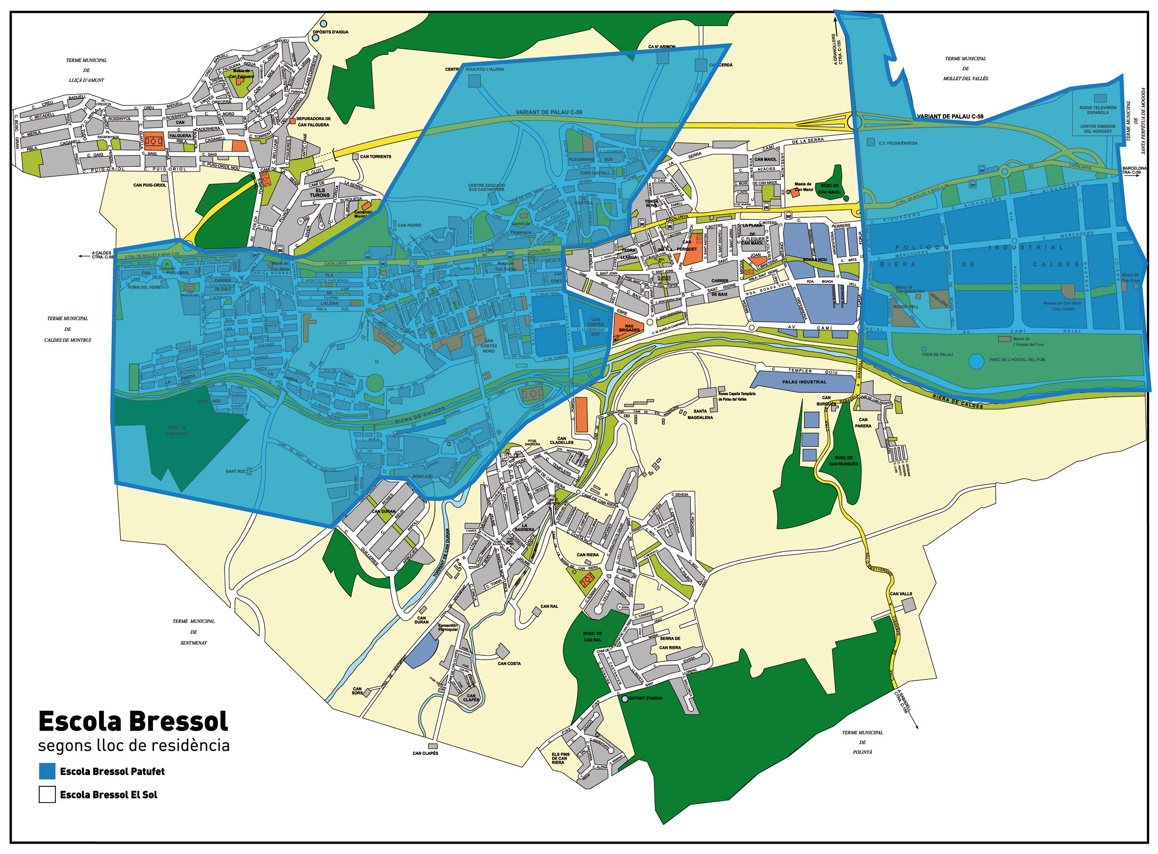 Mapa escoles bressol