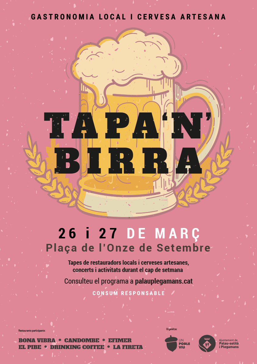 Cartell Tapa'n'Birra
